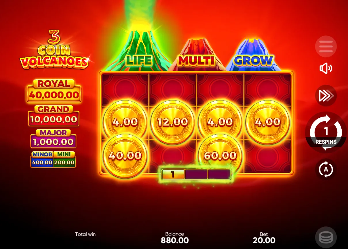 3 Coin Volcano demo